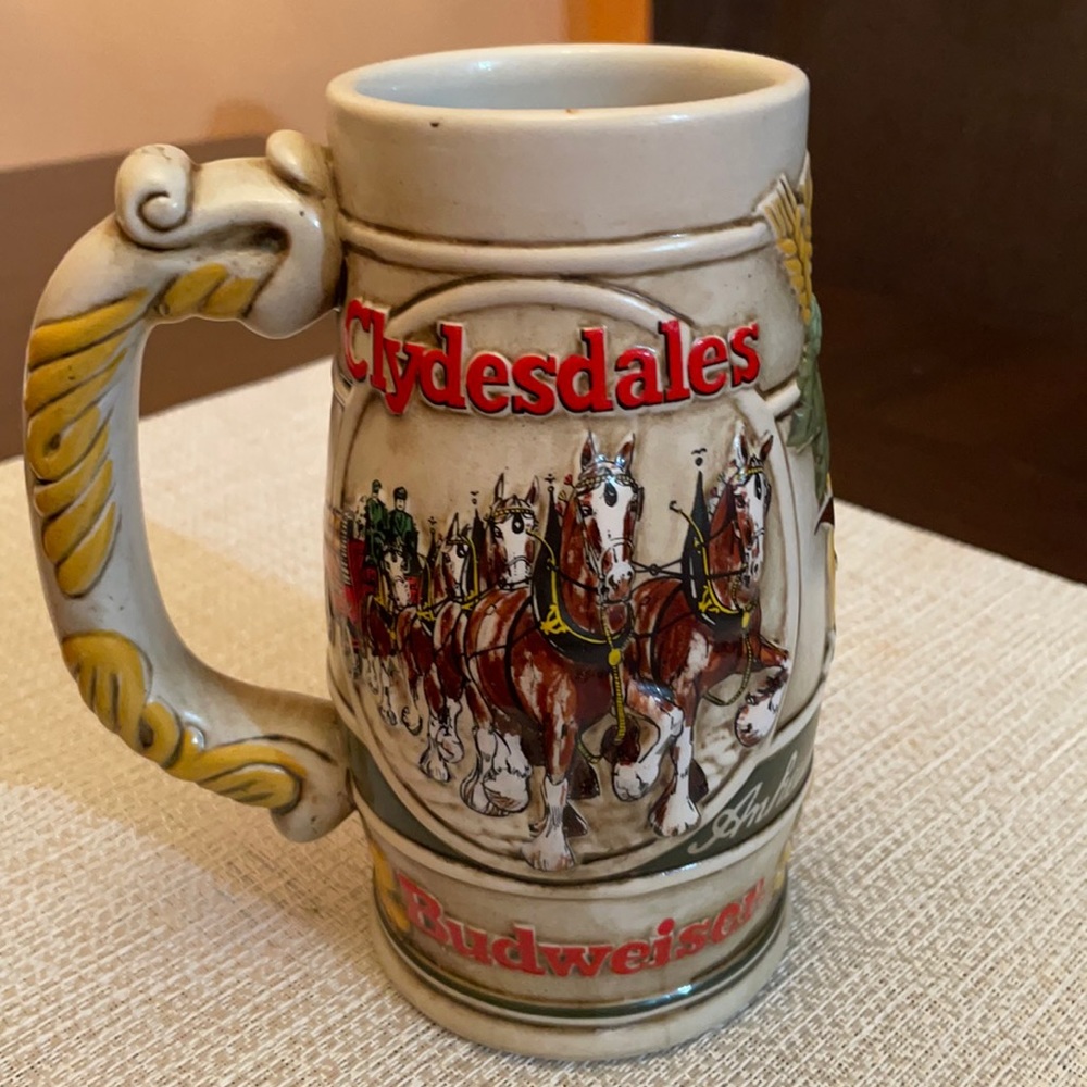 Collectible Budweiser Clydesdale Mug